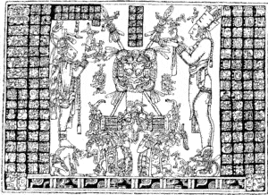 Sun Cross Codes Palenque Mexico